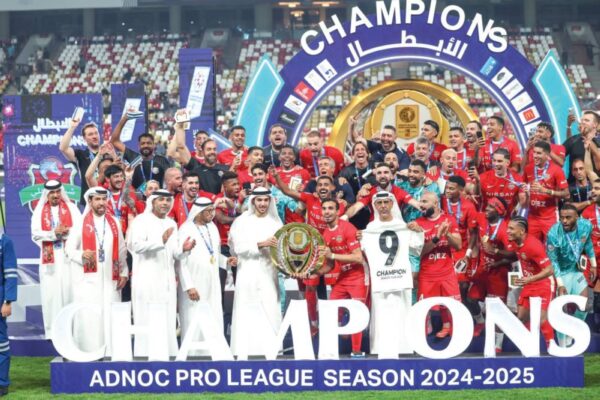 Mohammed bin Rashid bin Mohammed bin Rashid attends celebrations to mark Shabab Al Ahli’s coronation as ADNOC Pro League champions – Sports – FootBall
